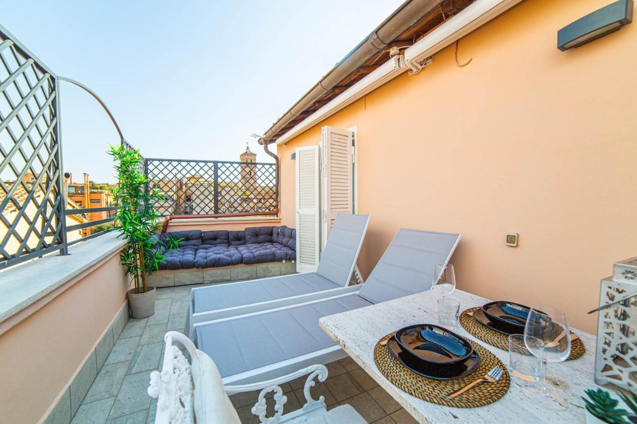 Luxury Top Floor In Trastevere Rome Exterior photo